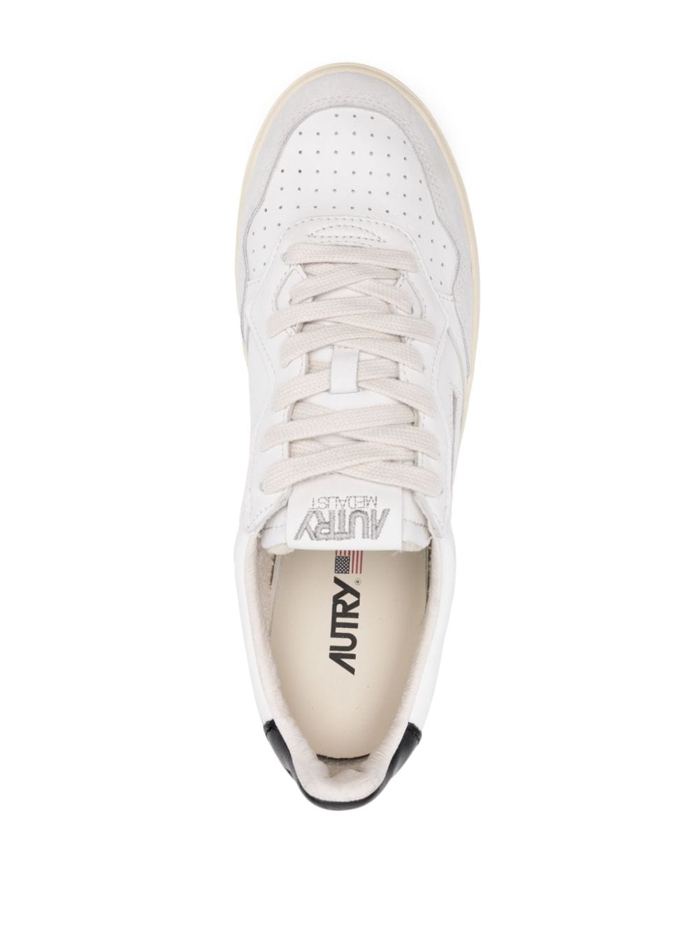 AUTRY AUTRY- Medalist Low Leather And Suede Sneakers