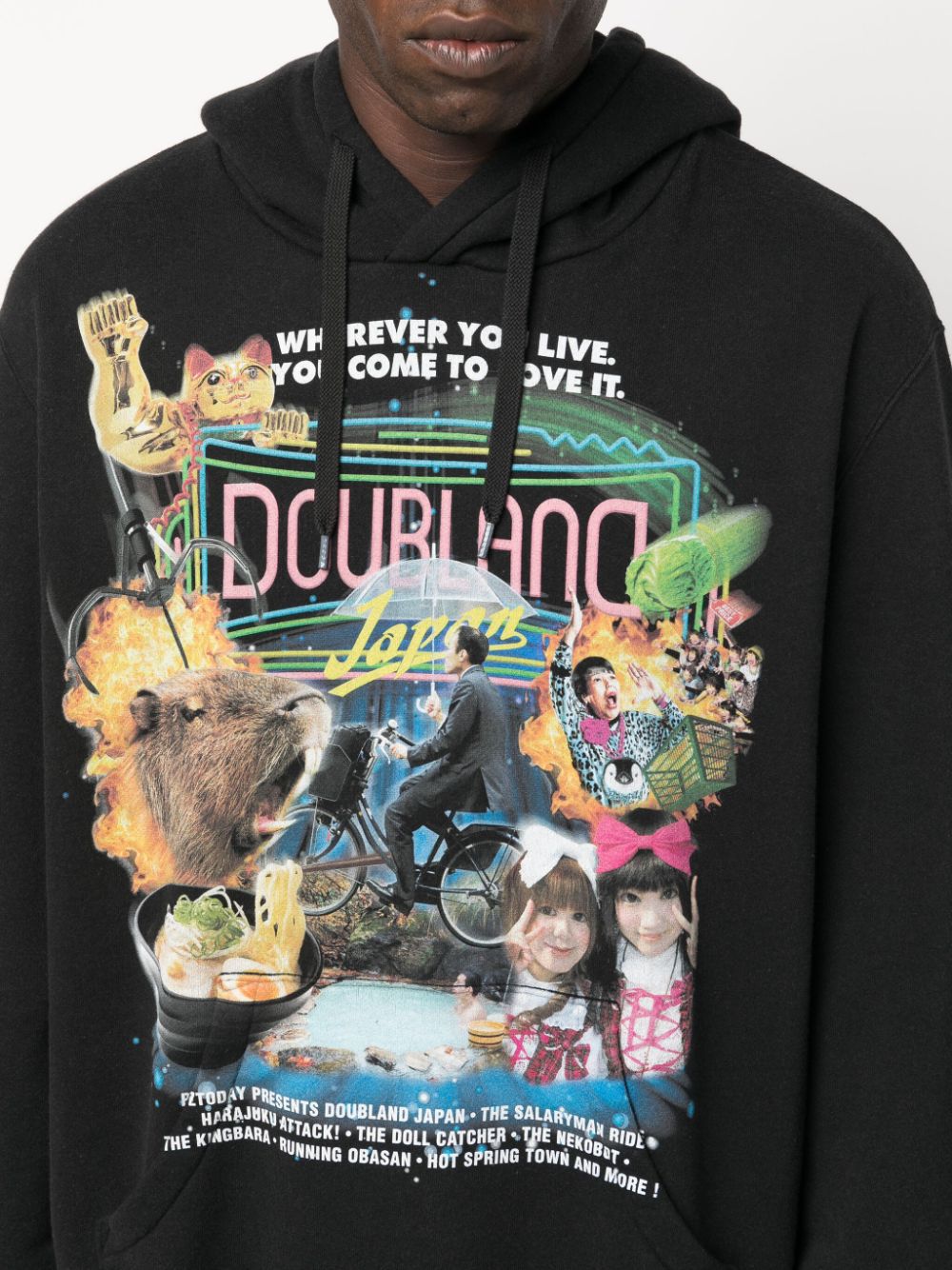 Doublet DOUBLET- Printed Cotton Hoodie