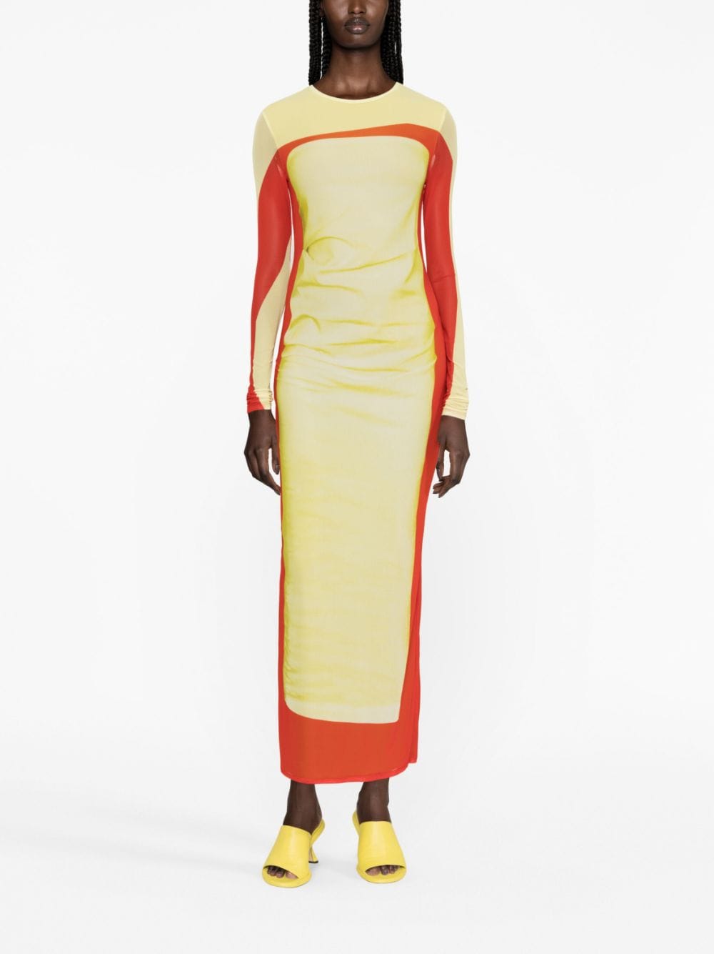 Loewe LOEWE- Trompe L'oeil Tube Dress