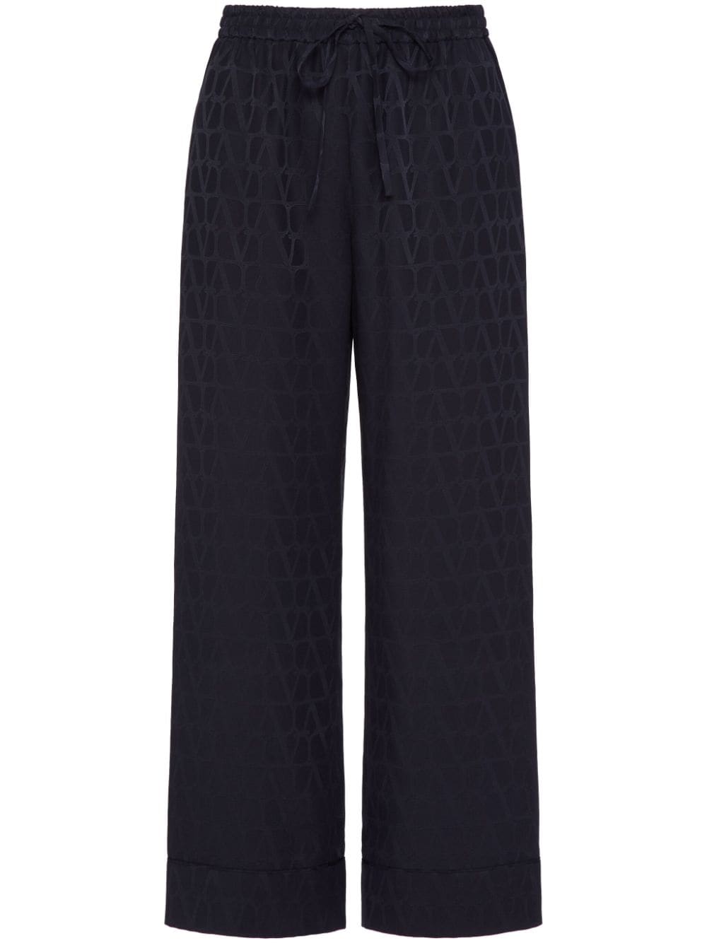 Valentino VALENTINO- Toile Iconographe Silk Trousers