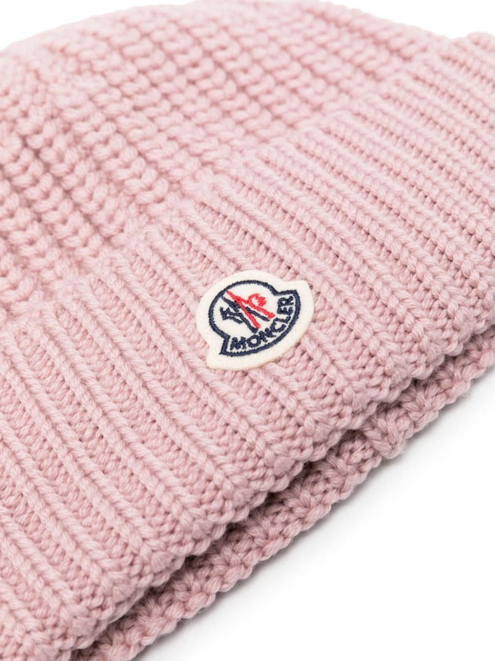 Moncler MONCLER- Logo Wool Beanie