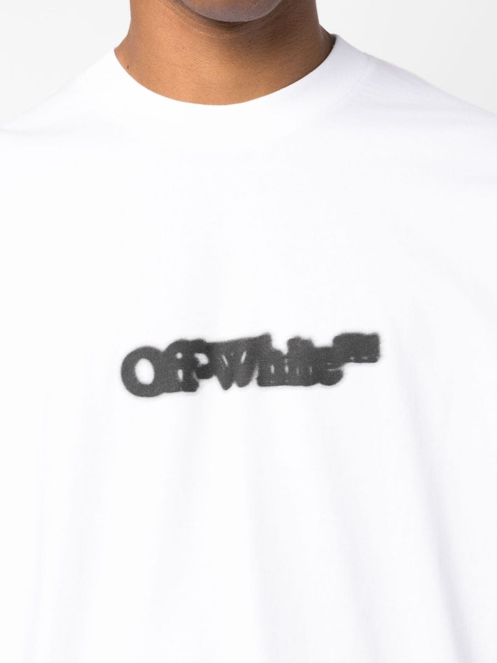 OFF-WHITE OFF-WHITE- Logo Cotton T-shirt