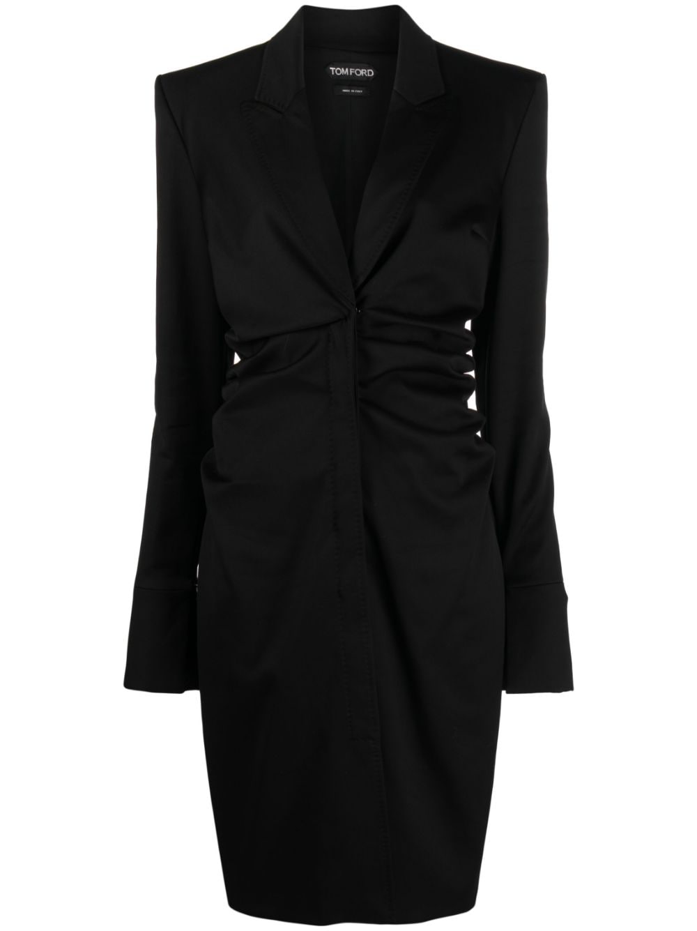 Tom Ford TOM FORD- Cotton Gathered Tailored Dress