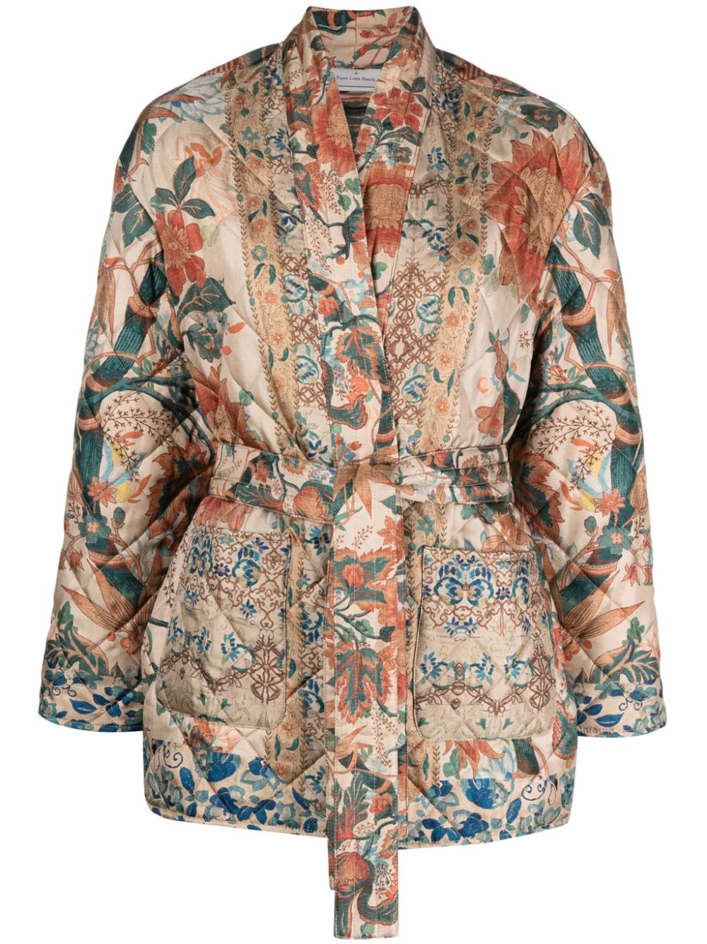 Pierre-Louis Mascia PIERRE-LOUIS MASCIA- Silk Blend Kimono Jacket