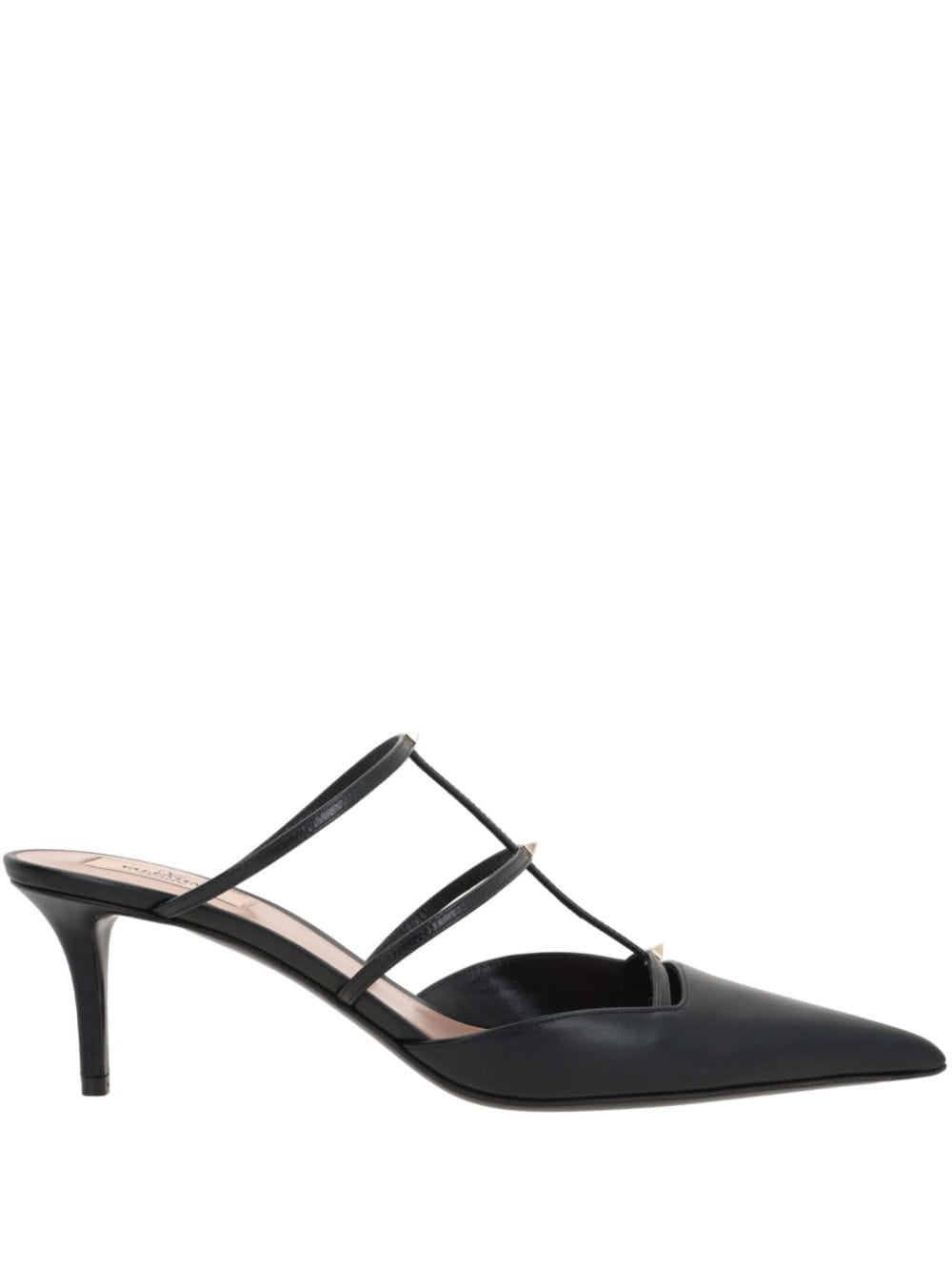 VALENTINO GARAVANI VALENTINO GARAVANI- Rockstud Wispy Leather Mules