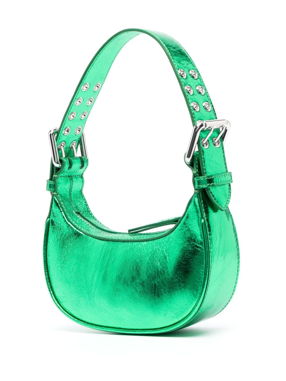 BY FAR BY FAR- Mini Soho Metallic Leather Shoulder Bag