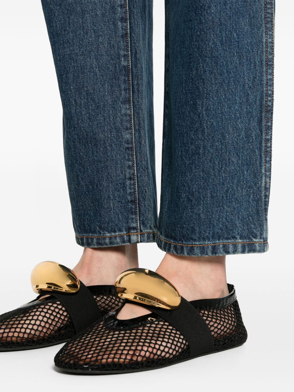 Khaite KHAITE- High-waisted Denim Jeans