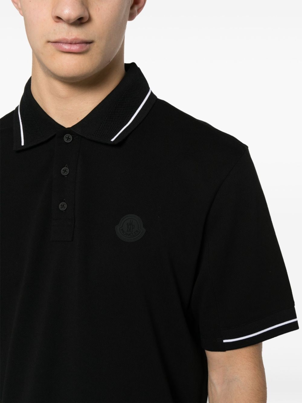 Moncler MONCLER- Logo Polo Shirt