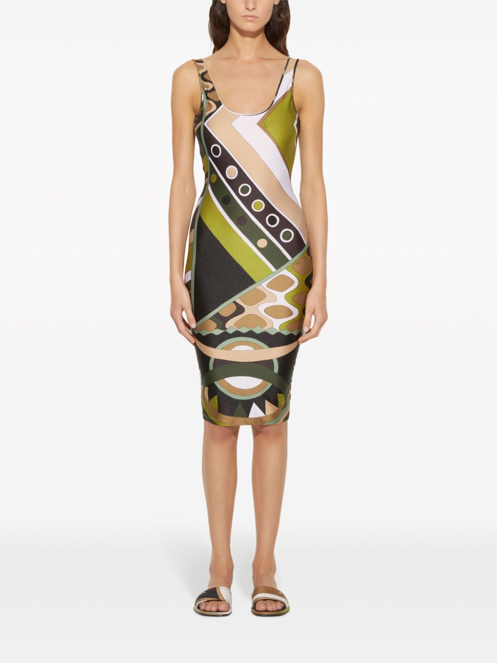 pucci PUCCI- Printed Lycra Short Dress