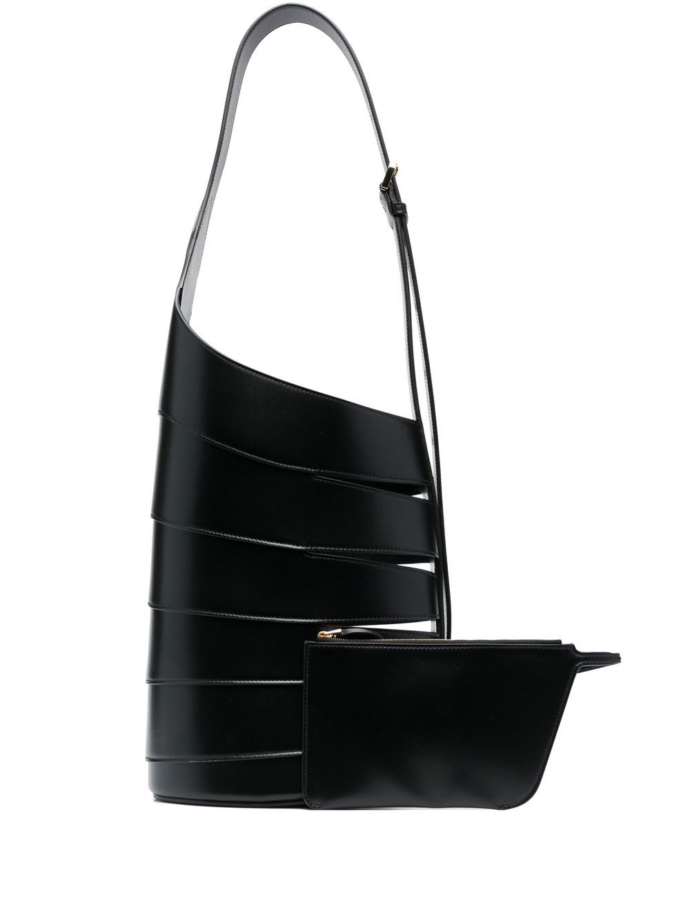 Alaïa ALAÏA- Babel Leather Shoulder Bag