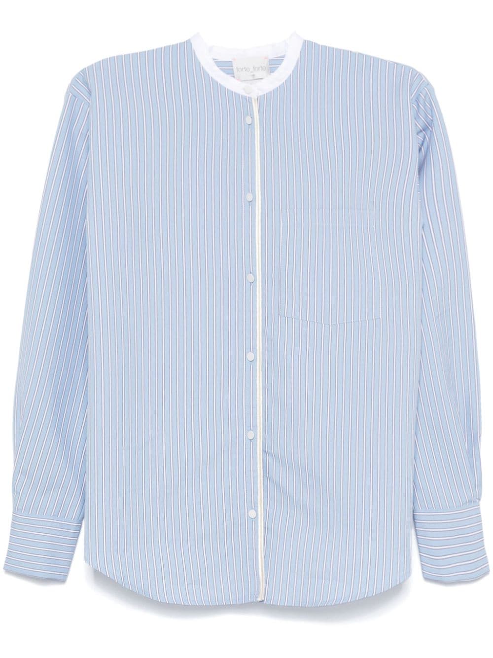 Forte Forte FORTE FORTE- Cotton Blend Striped Shirt