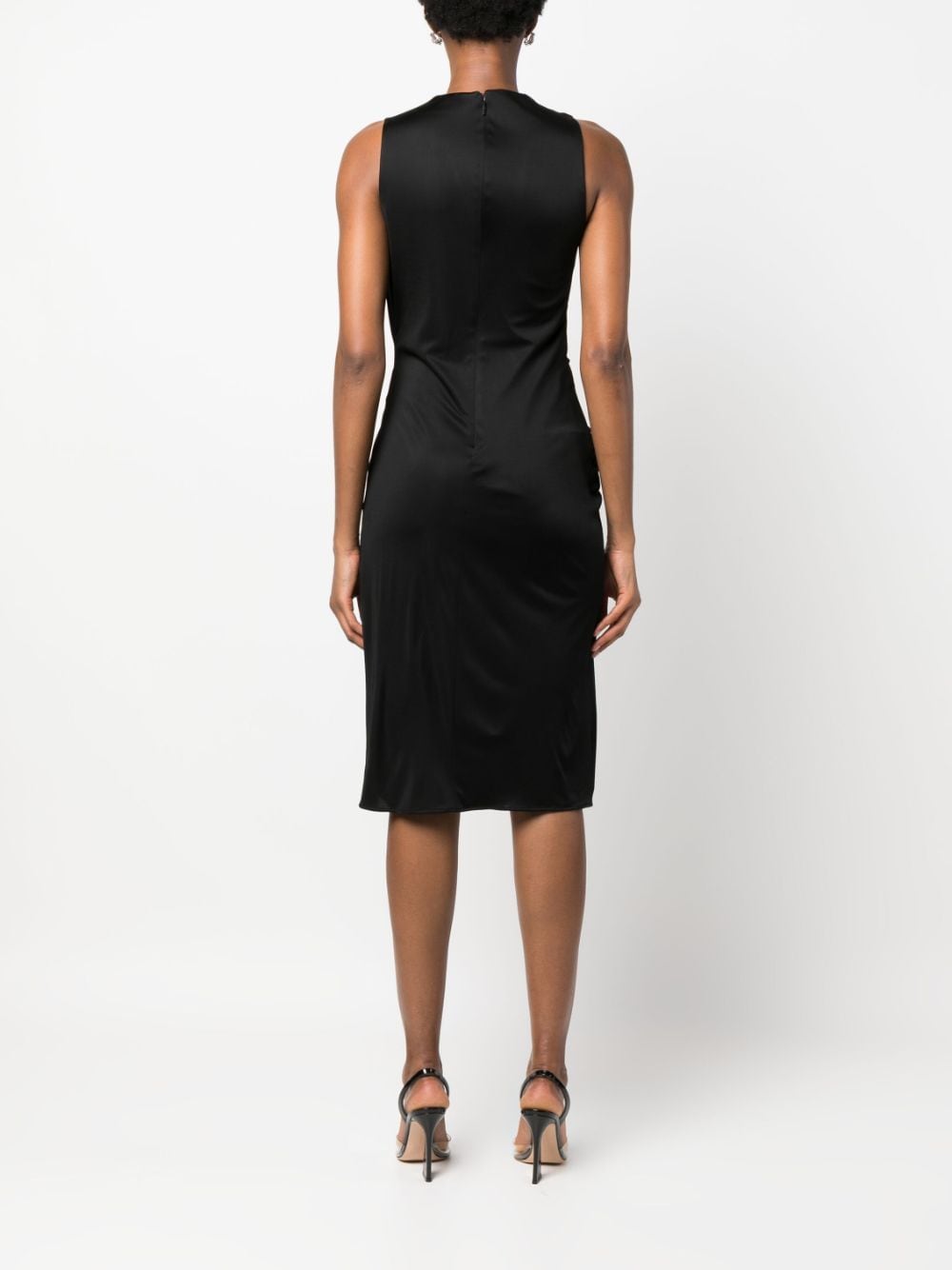 Versace VERSACE- Short Jersey Draped Dress