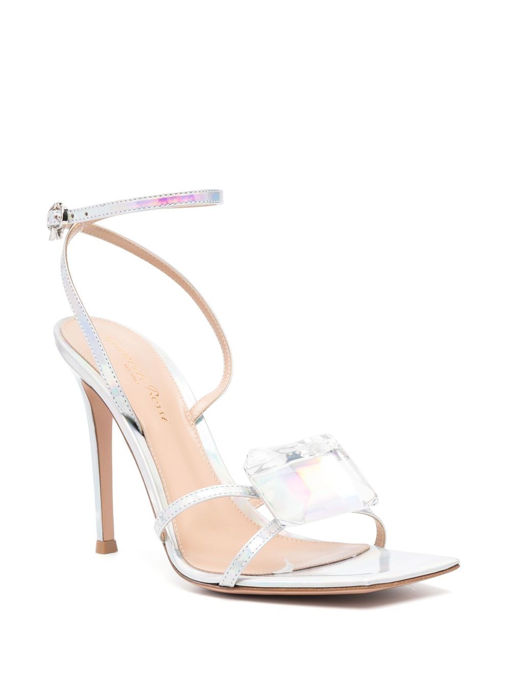 Gianvito Rossi GIANVITO ROSSI- Leather Heel Sandals