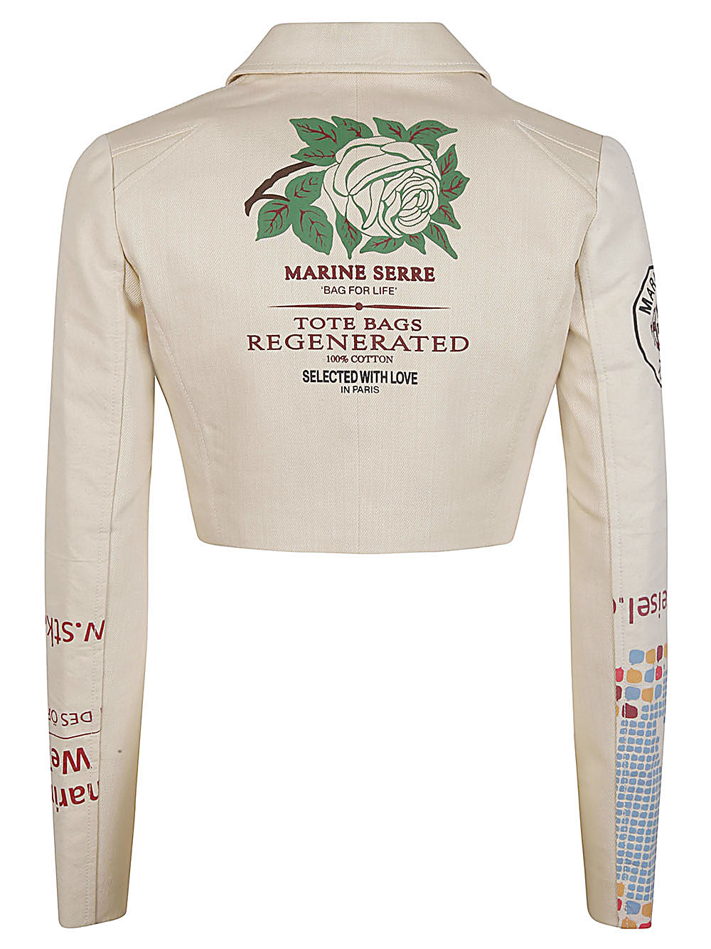 Marine Serre MARINE SERRE- Cotton Short Jacket