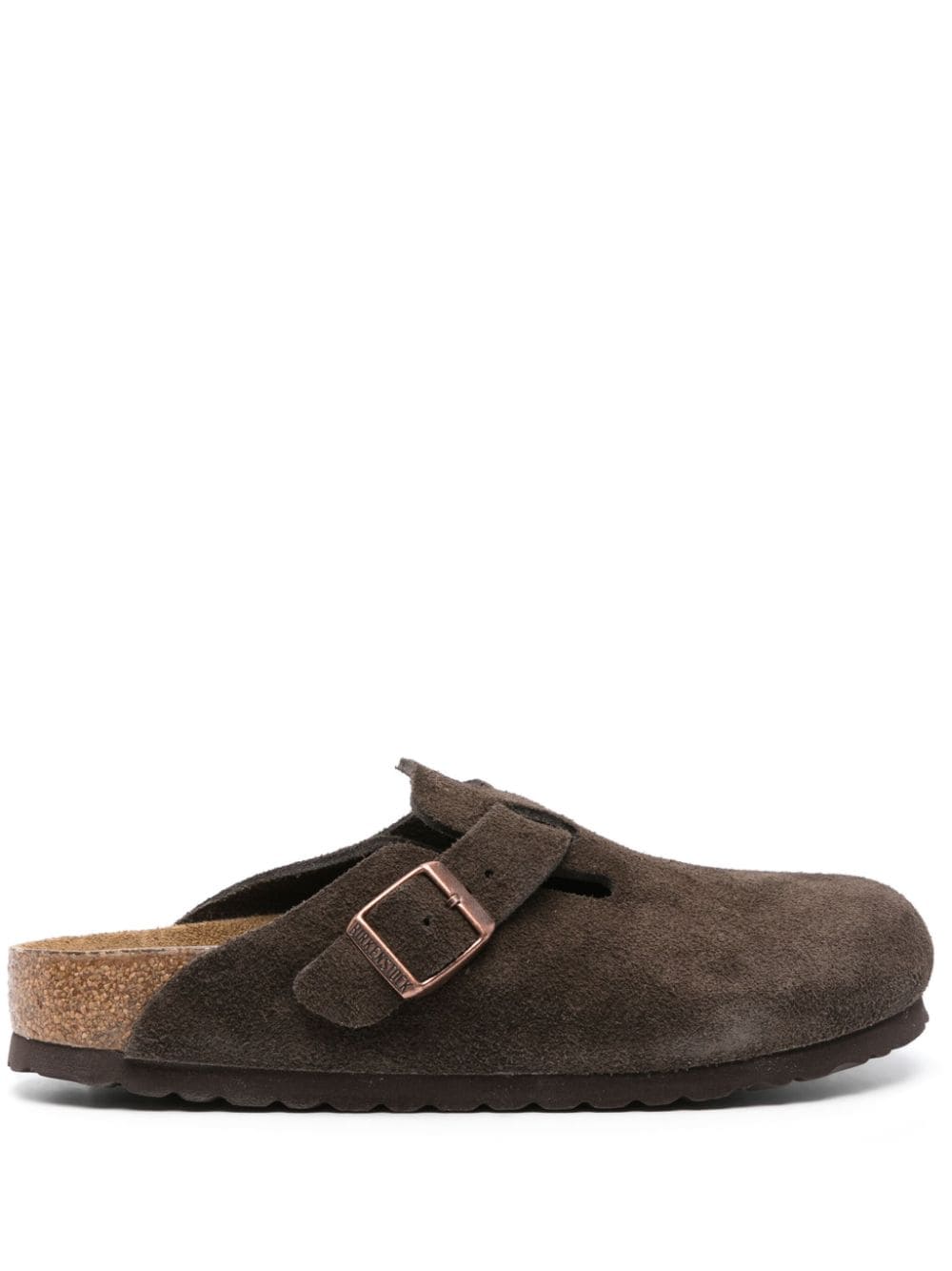 Birkenstock BIRKENSTOCK- Boston Suede Leather Slippers