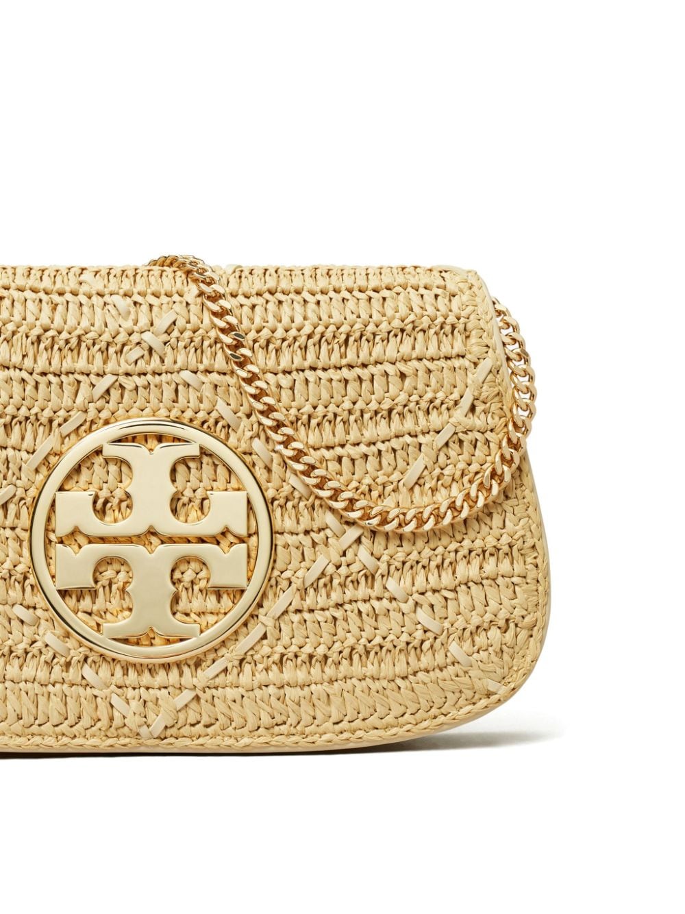 Tory Burch TORY BURCH- Reva Raffia Clutch