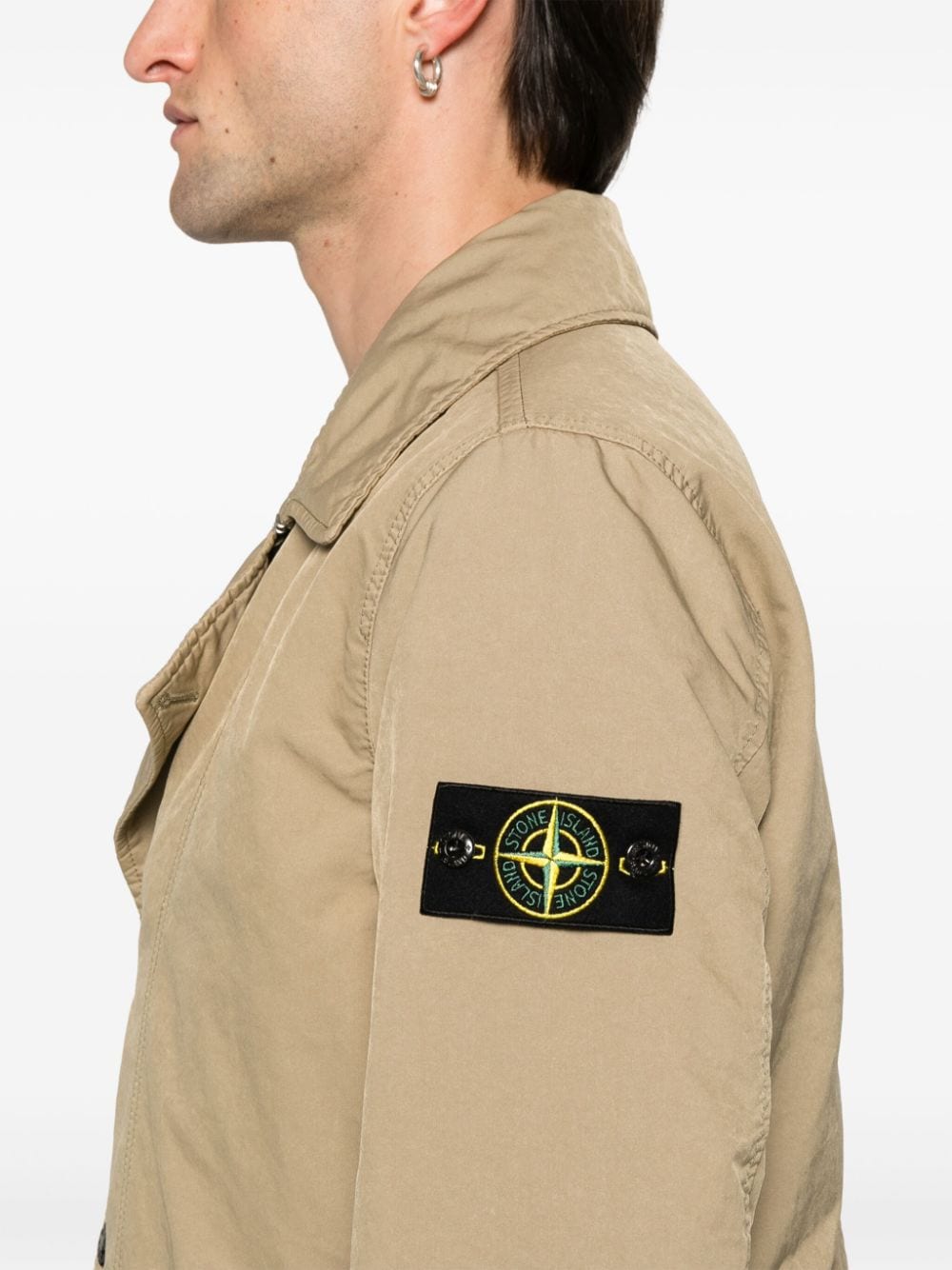 Stone Island STONE ISLAND- Jacket With Side Closure