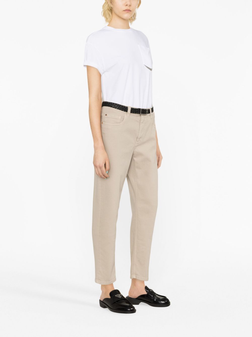 Brunello Cucinelli BRUNELLO CUCINELLI- Cotton Baggy Trousers