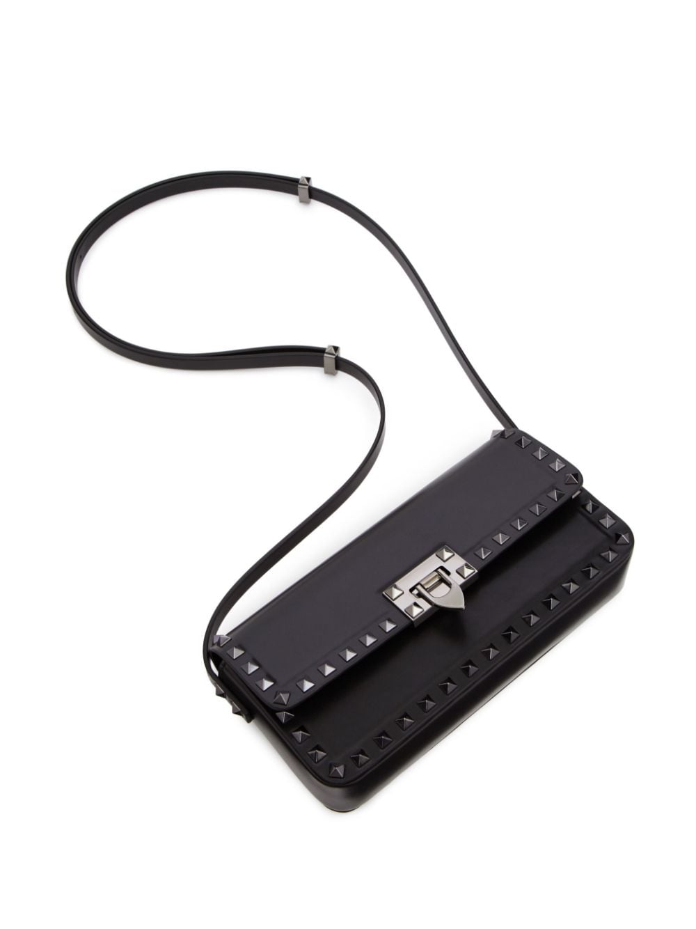 VALENTINO GARAVANI VALENTINO GARAVANI- Rockstud Leather Shoulder Bag