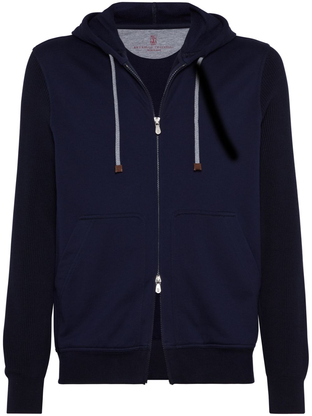 Brunello Cucinelli BRUNELLO CUCINELLI- Cotton Zipped Hoodie