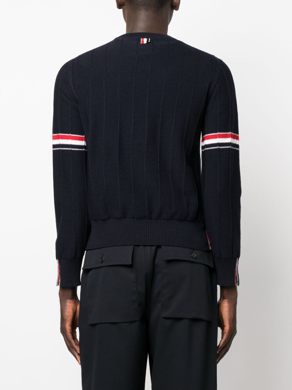 Thom Browne THOM BROWNE- Rwb Wool Crewneck Jumper