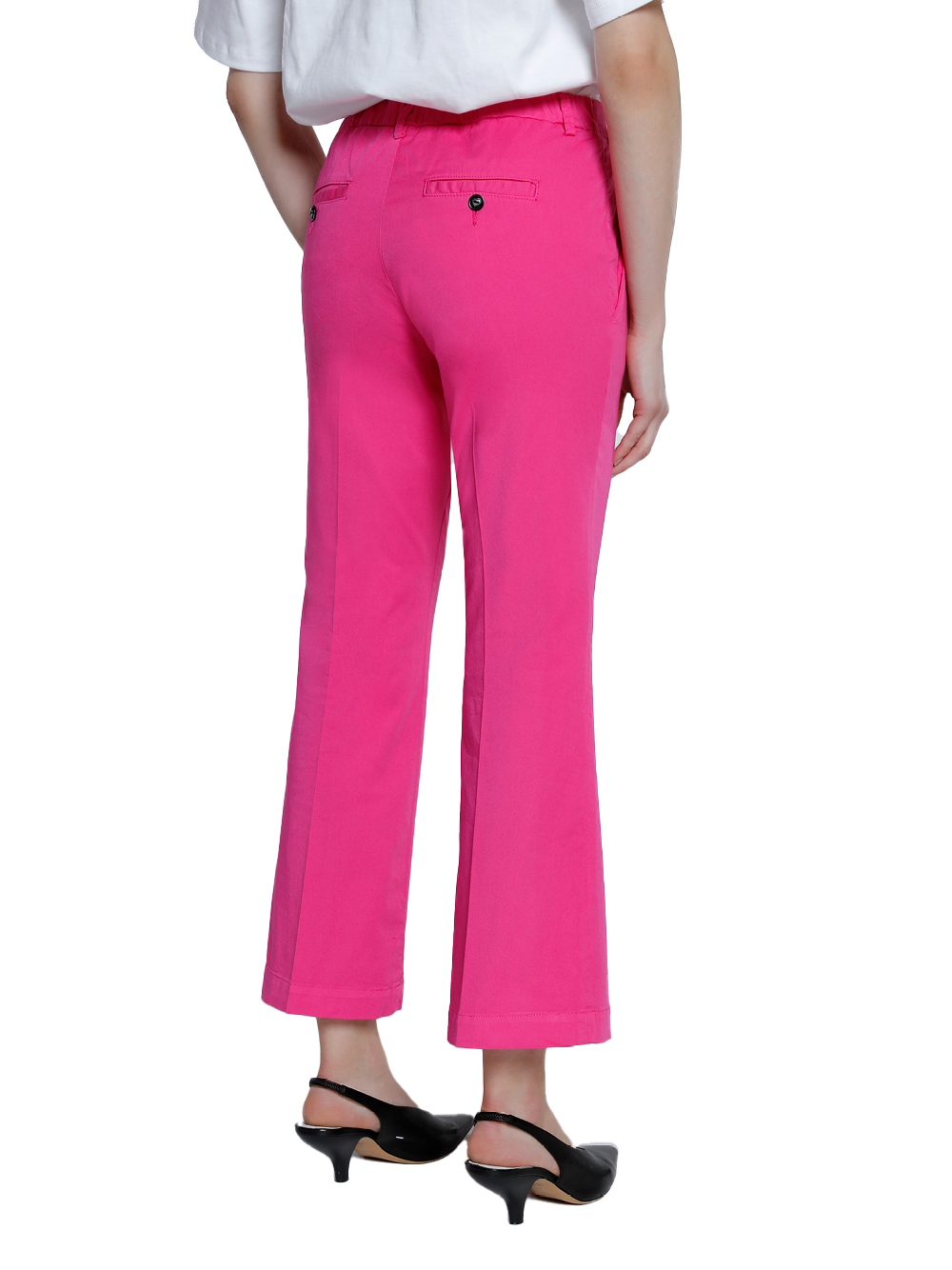 I Love My Pants I LOVE MY PANTS- Cotton Cropped Flare Trousers