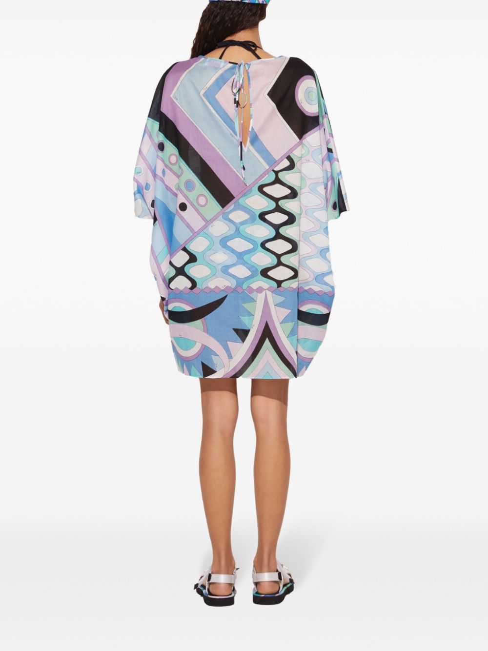 pucci PUCCI- Printed Cotton Caftan Dress