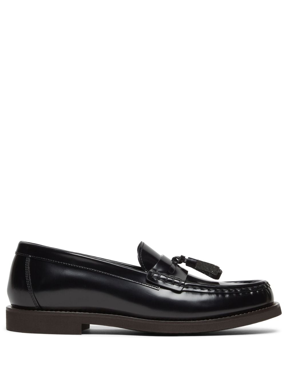 Brunello Cucinelli BRUNELLO CUCINELLI- Leather Loafers