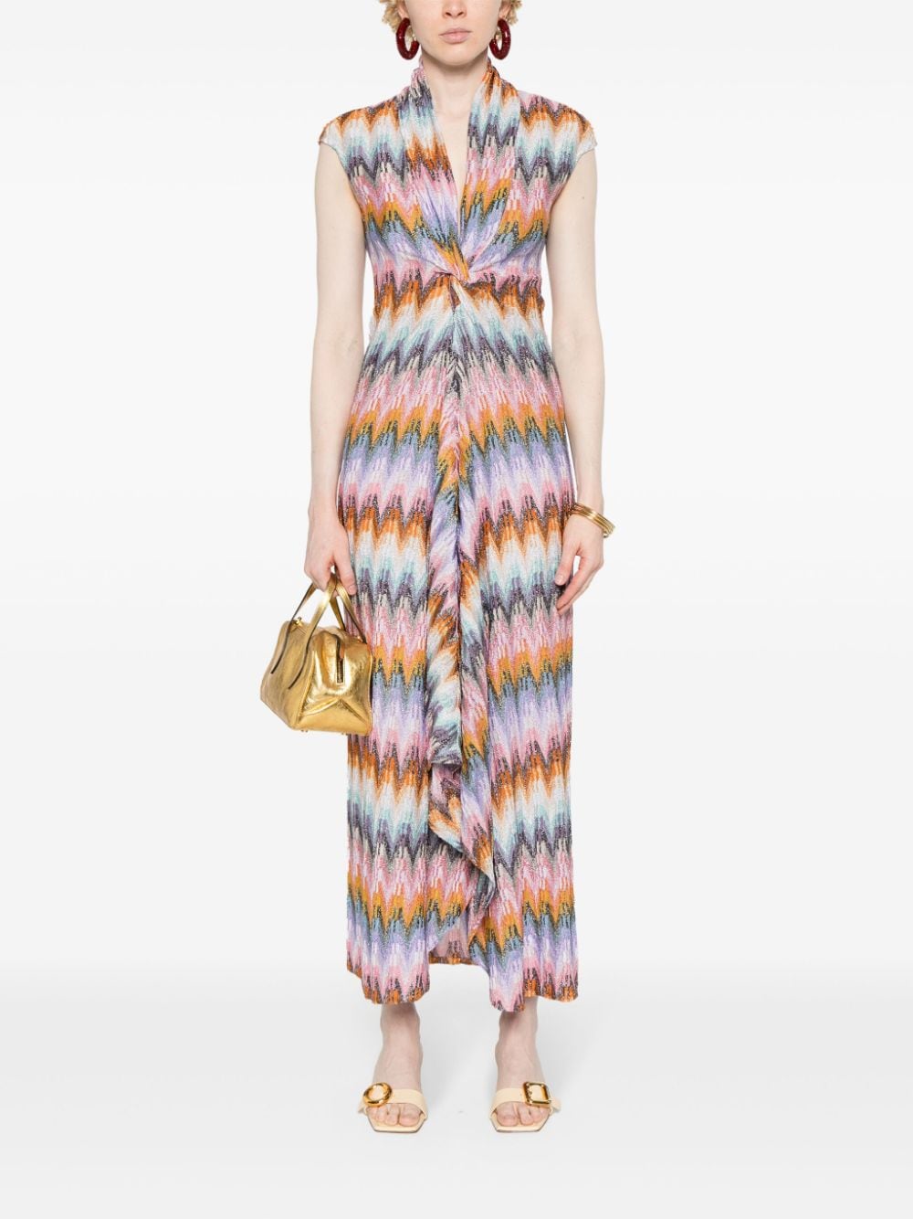 Missoni MISSONI- Zigzag Pattern Long Dress