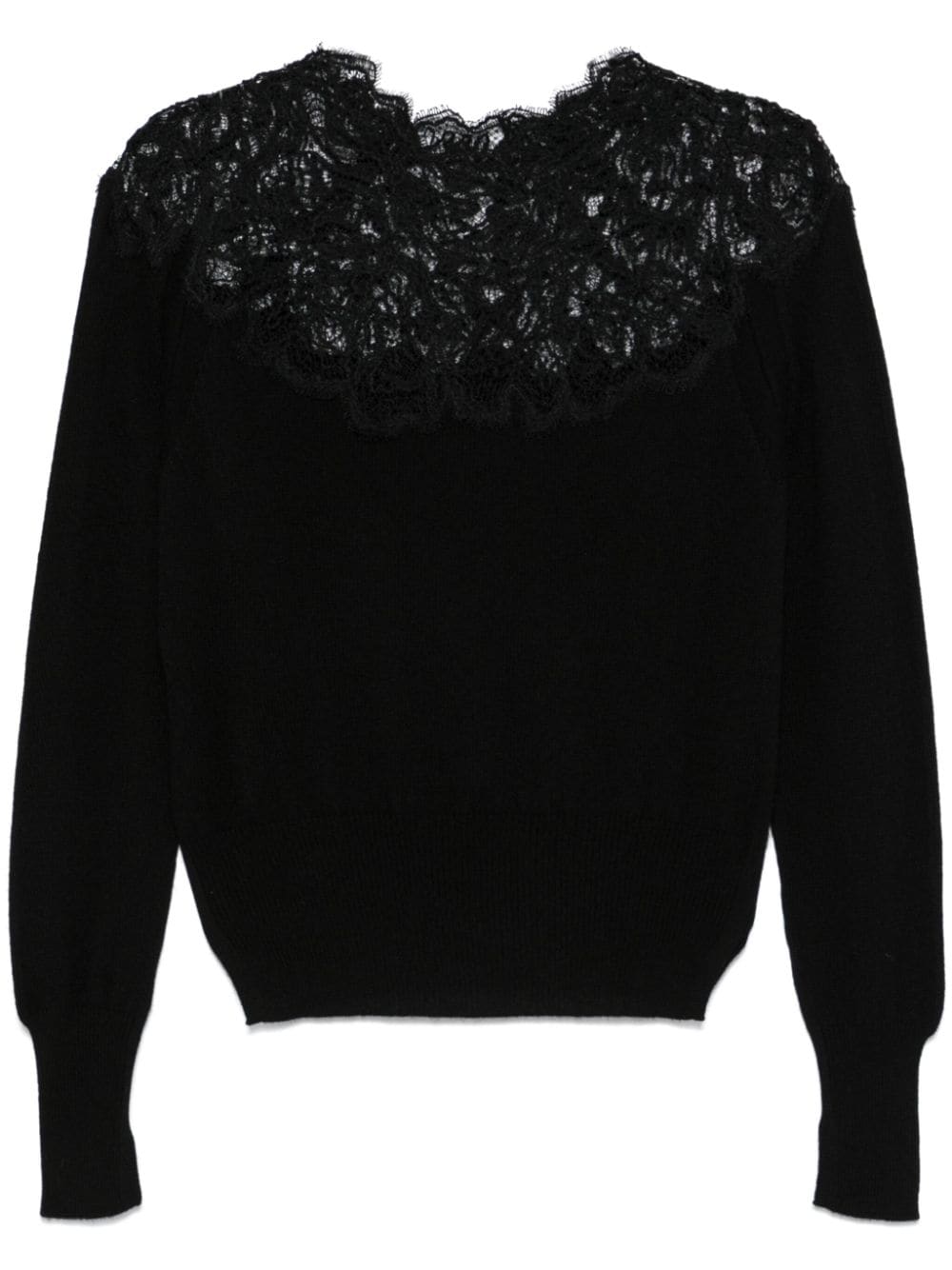 Ermanno Scervino ERMANNO SCERVINO- Embroidered Wool Sweater