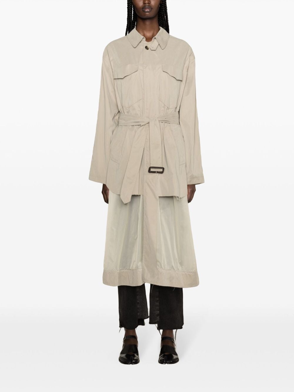 Maison Margiela MAISON MARGIELA- Reversible Midi Coat