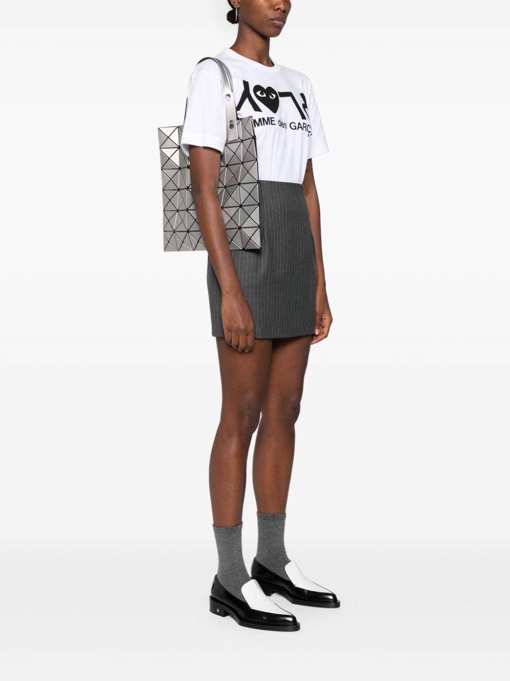  BAOBAO ISSEY MIYAKE- Lucent Metallic Geometric-panel Tote Bag