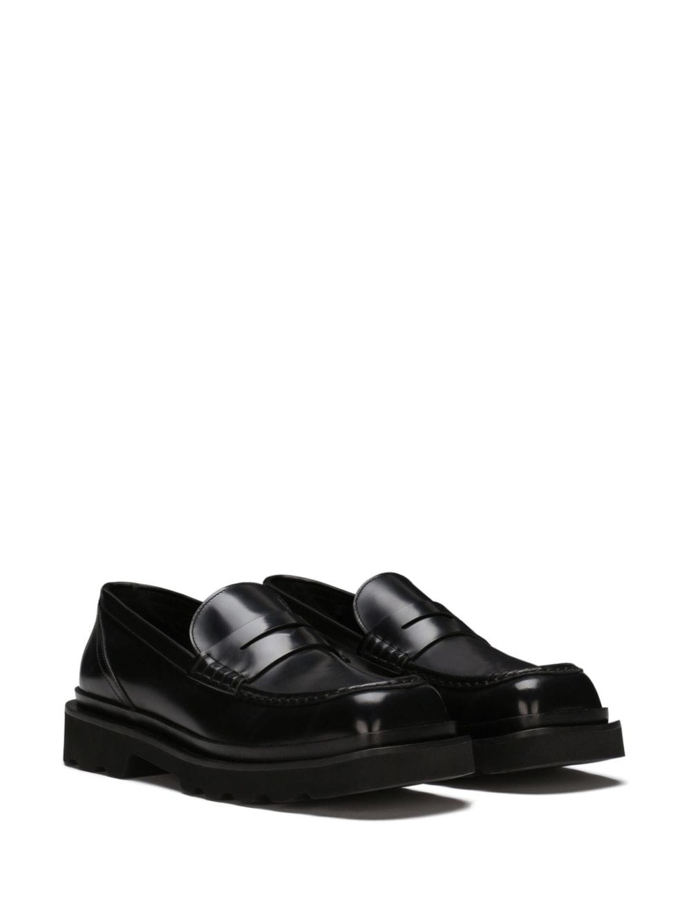 Dolce & Gabbana DOLCE & GABBANA- Moccasin In Shiny Leather