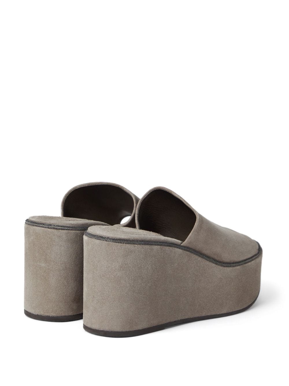 Brunello Cucinelli BRUNELLO CUCINELLI- Suede Wedges