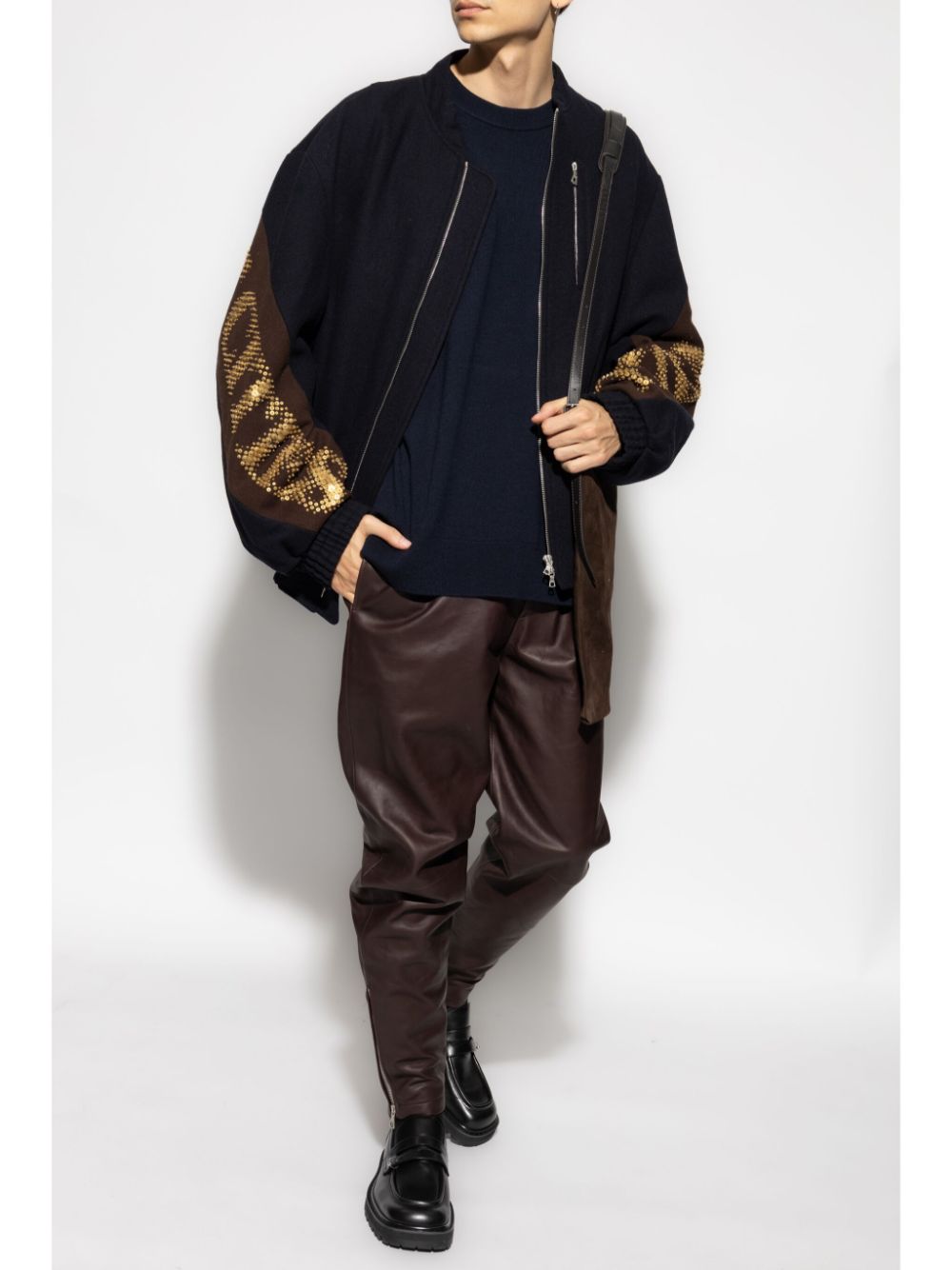 Dries Van Noten DRIES VAN NOTEN- Wool Bomber Jacket