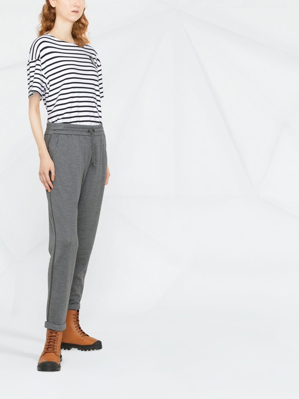 Brunello Cucinelli BRUNELLO CUCINELLI- Cotton And Silk Blend Trousers