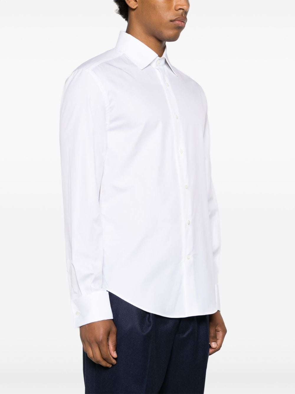 Brunello Cucinelli BRUNELLO CUCINELLI- Cotton Twill Shirt