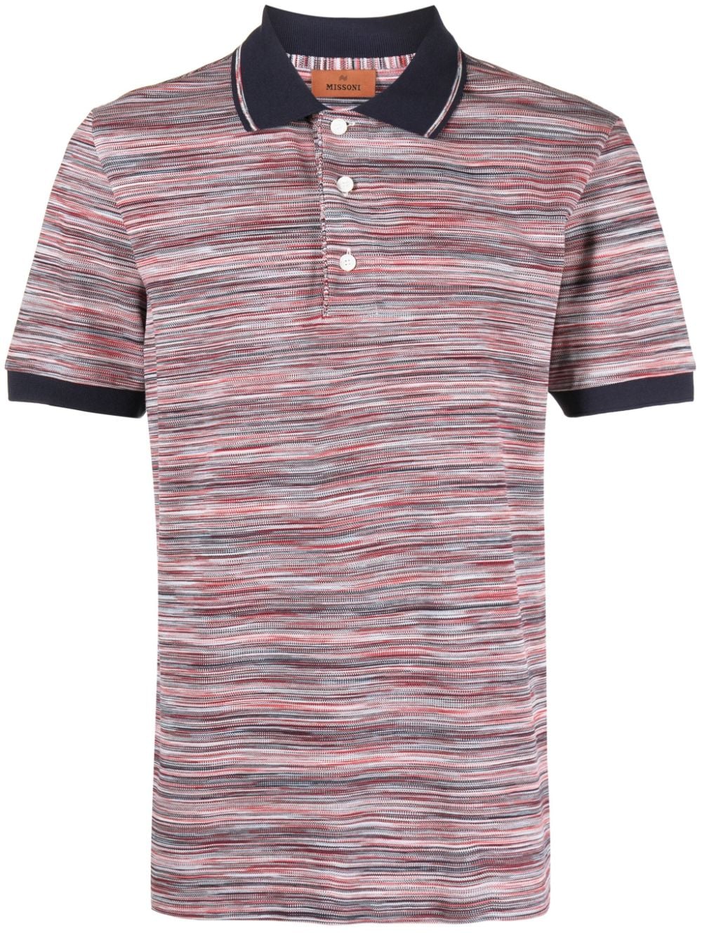 Missoni MISSONI- Tie-dye Print Cotton Polo Shirt