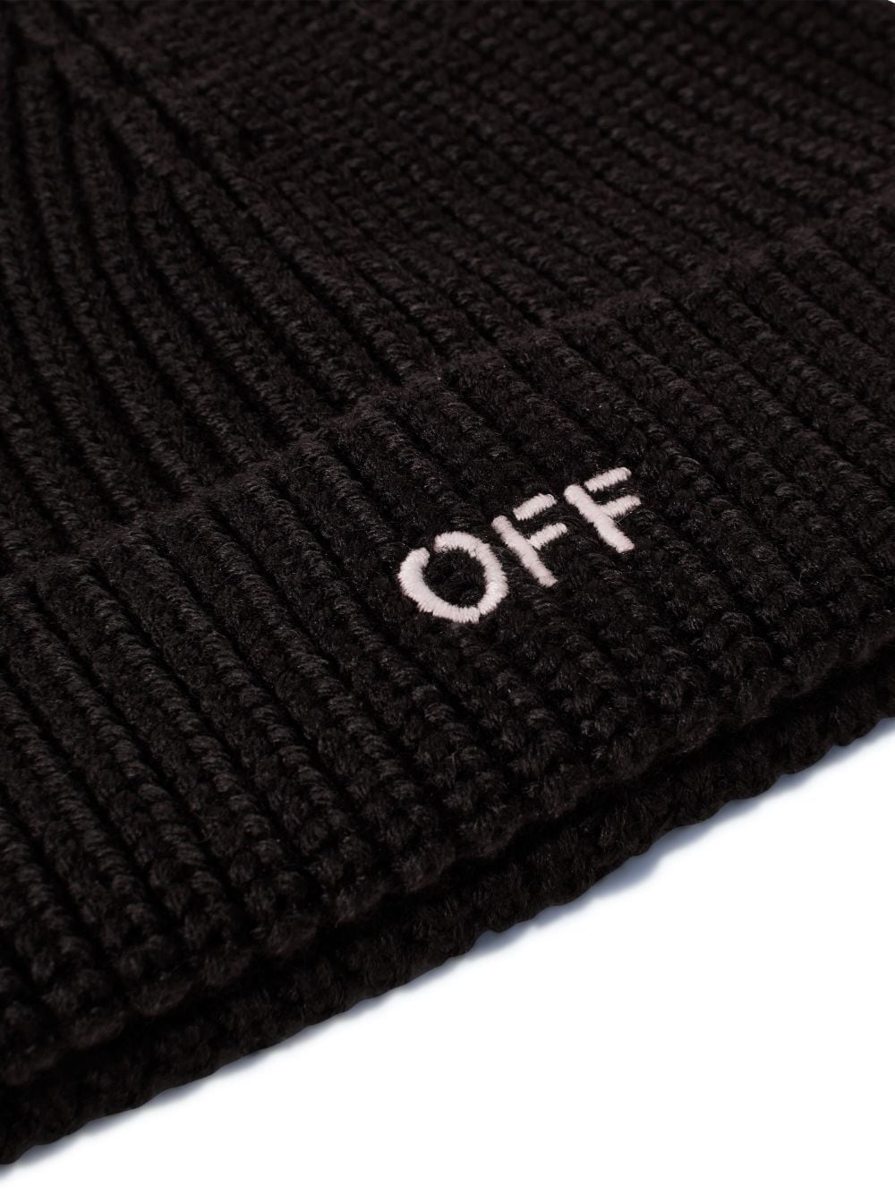 OFF-WHITE OFF-WHITE- Logo Wool Beanie