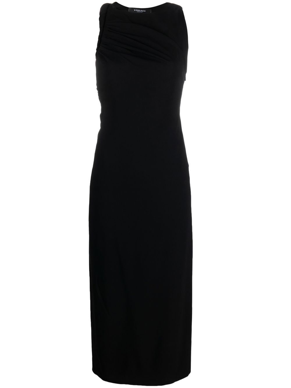 Versace VERSACE- Long Draped Pencil Dress