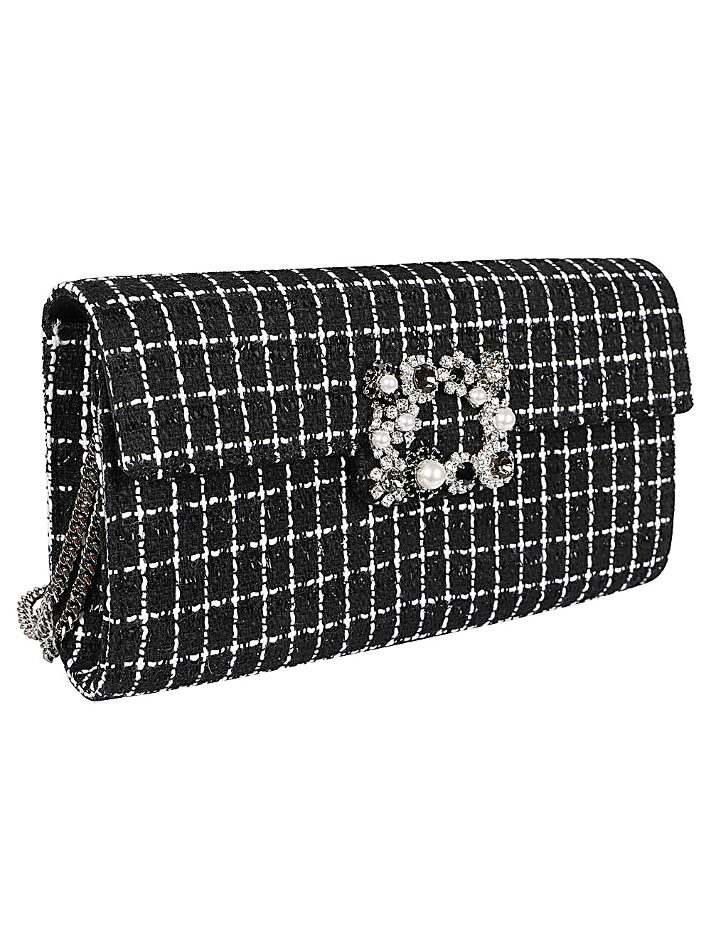 Roger Vivier ROGER VIVIER- Flower Buckle Clutch