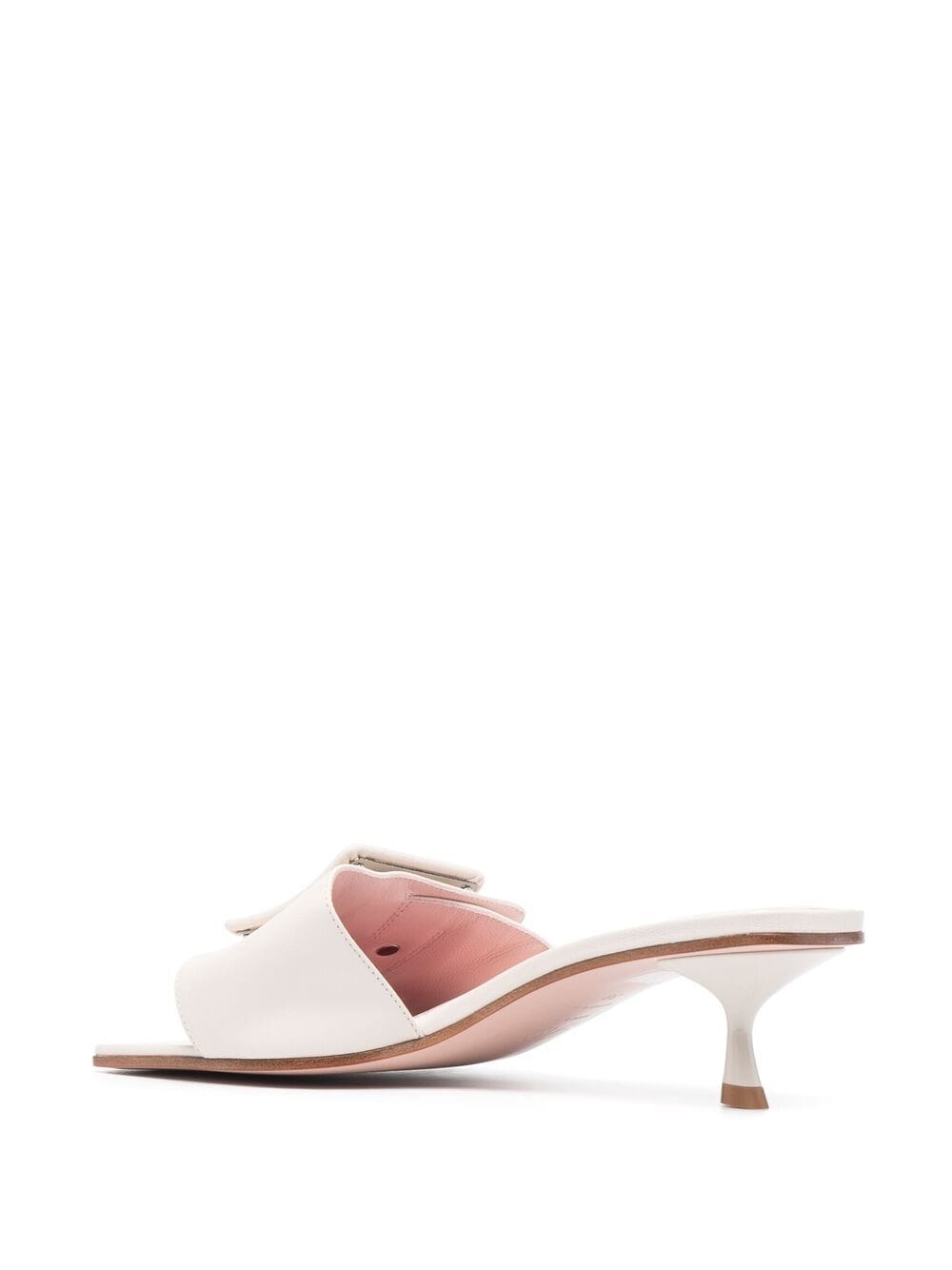 Roger Vivier ROGER VIVIER- Covedere Buckle Leather Mules