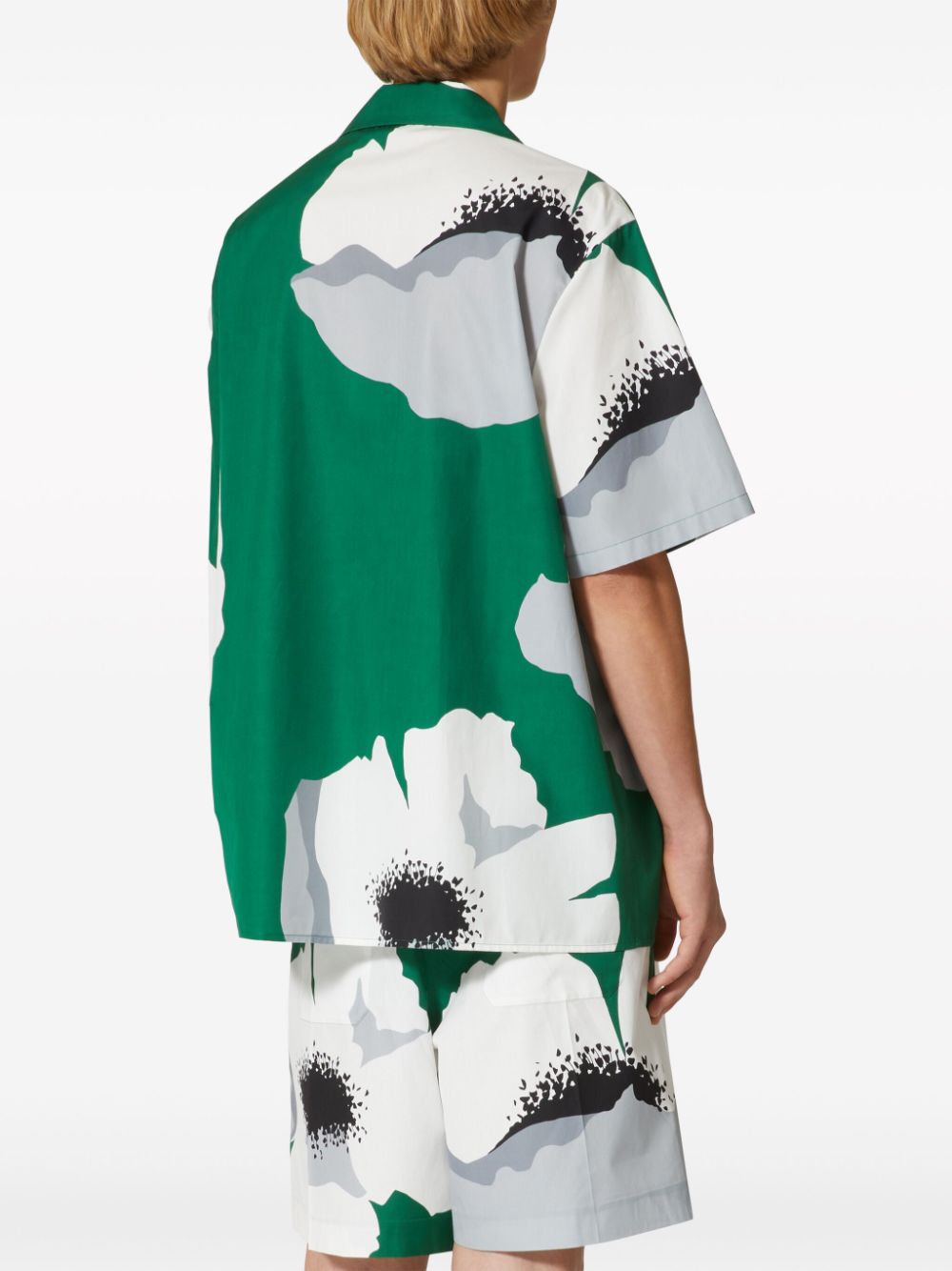 Valentino VALENTINO- Flower Portrait Cotton Shirt