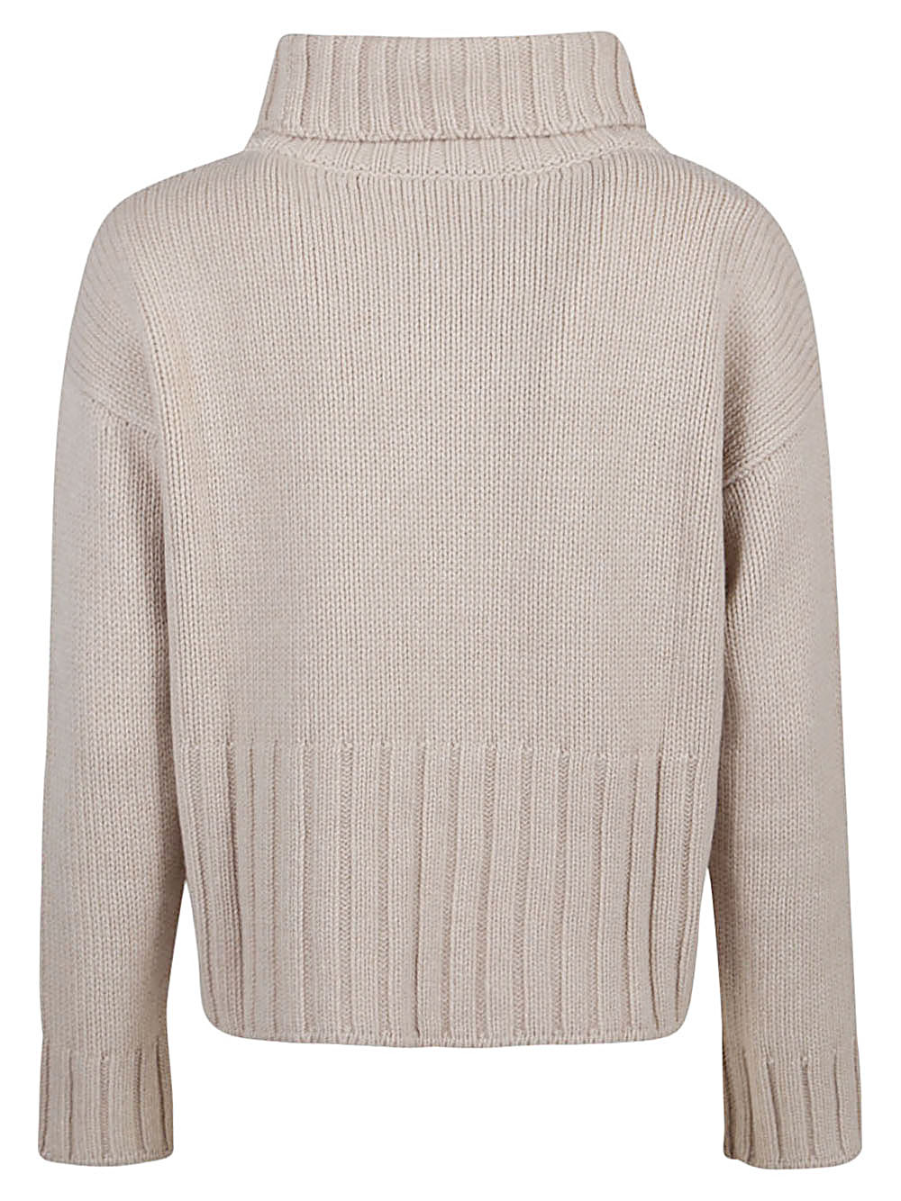 Base BASE- Wool And Cashmere Blend Turtleneck Sweater