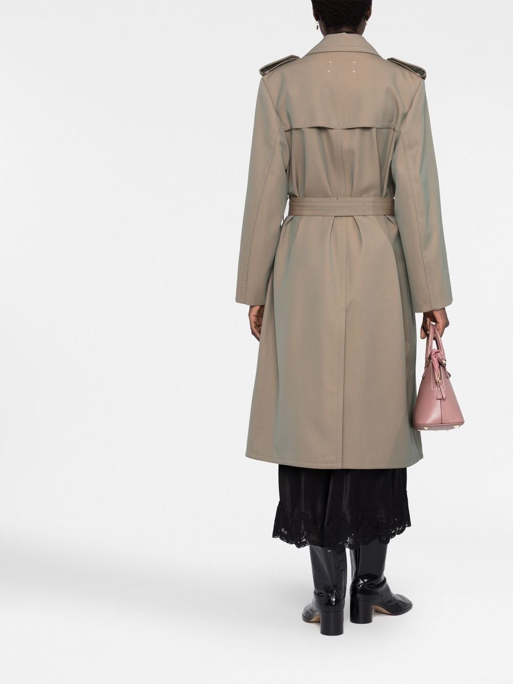 Maison Margiela MAISON MARGIELA- Double-breasted Trench Coat