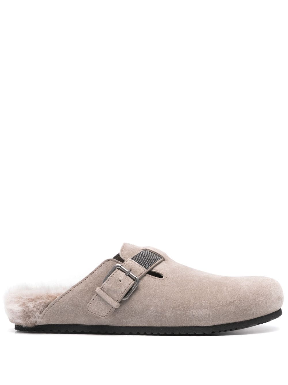 Brunello Cucinelli BRUNELLO CUCINELLI- Leather Slippers