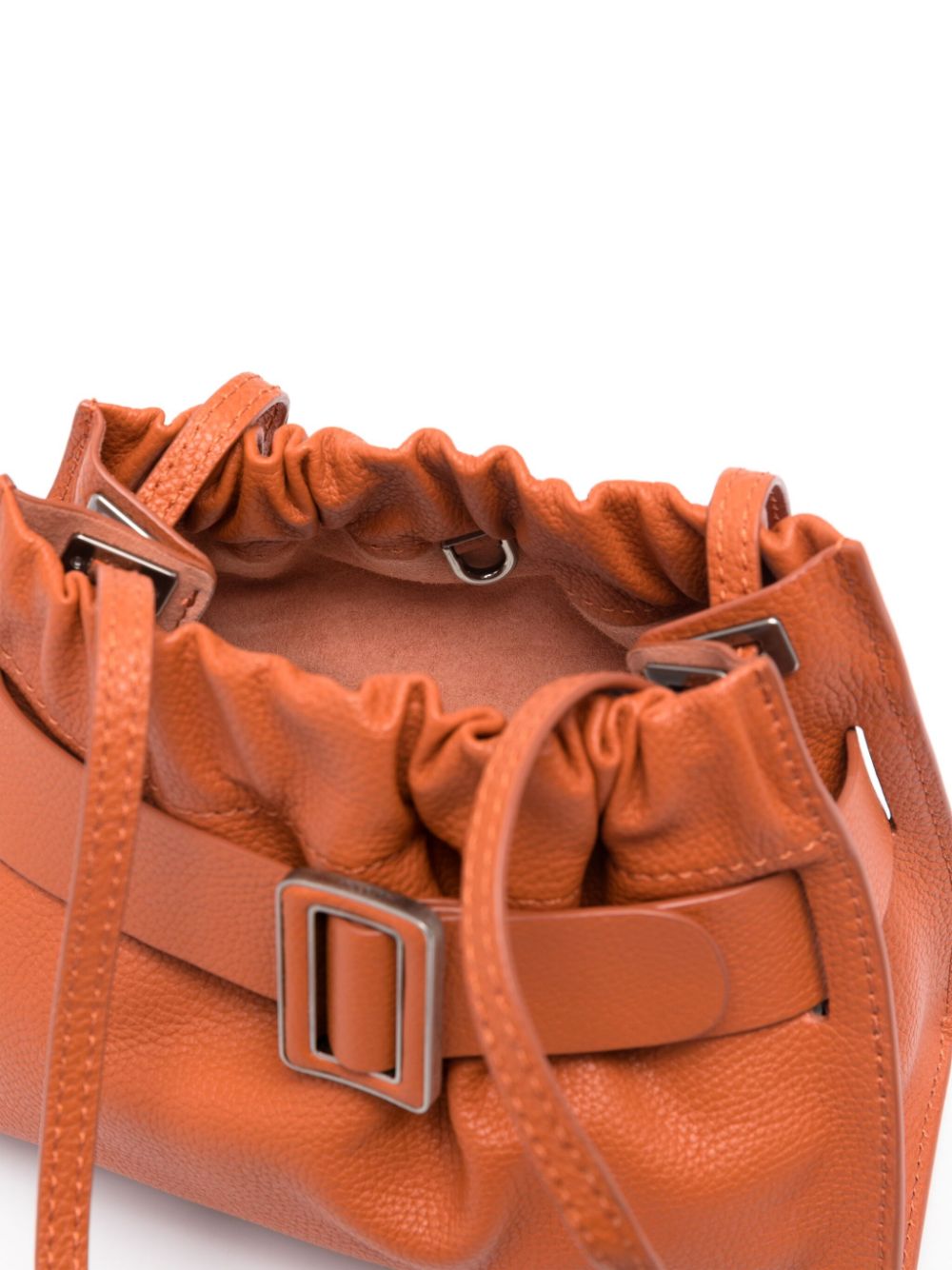 Boyy BOYY- Square Scrunchy Soft Leather Crossbody Bag