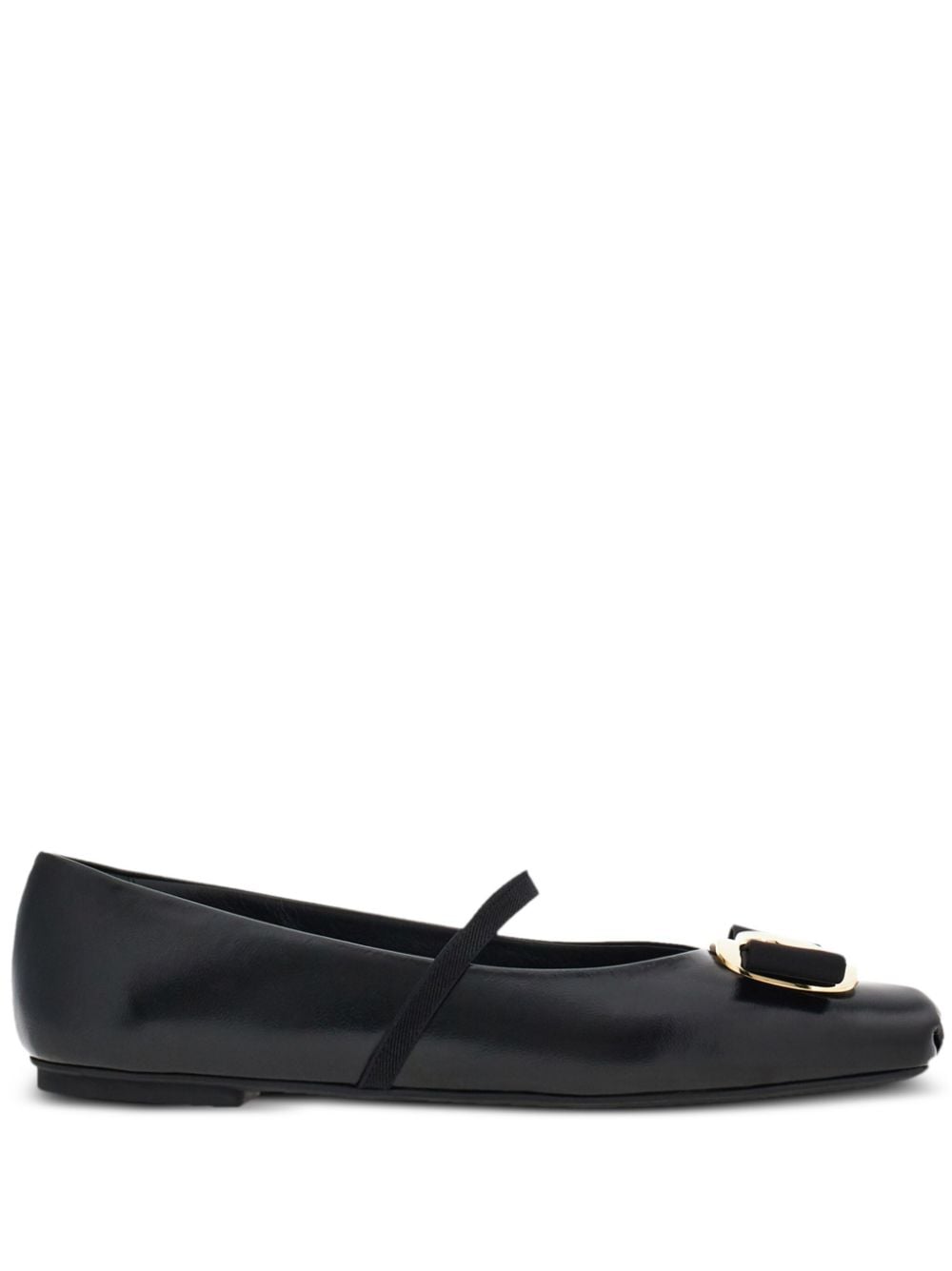 Ferragamo FERRAGAMO- New Vara Plate Ballet Flats