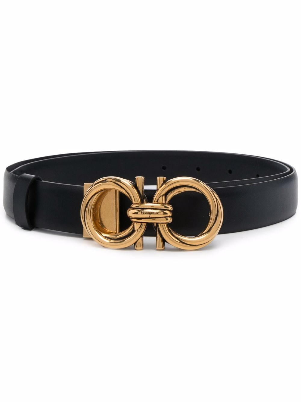 Ferragamo FERRAGAMO- Gancini Leather Belt