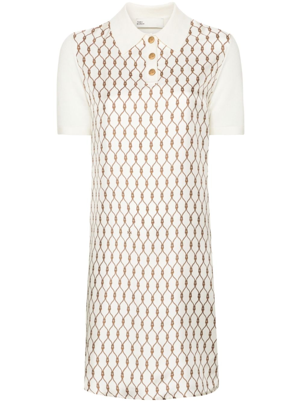 Tory Burch TORY BURCH- Wool And Silk Blend Polo Dress